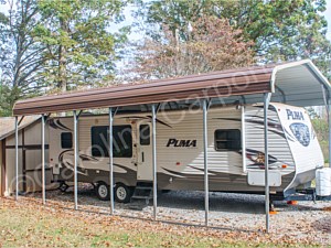 Regular Style Carport with Top Only with 4  Braces On All Legs 1